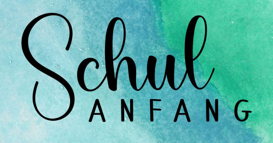Schulanfang 