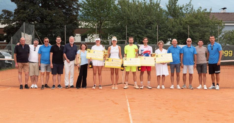 TC Schönegg: Spitzentennis und Spendenaktion 